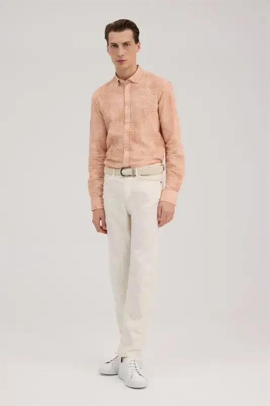 Krem Slim Fit 5 choʻntakli sport shim - 2