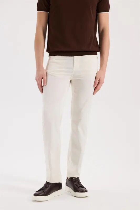 Krem Slim Fit 5 choʻntakli sport shim - JAKAMEN