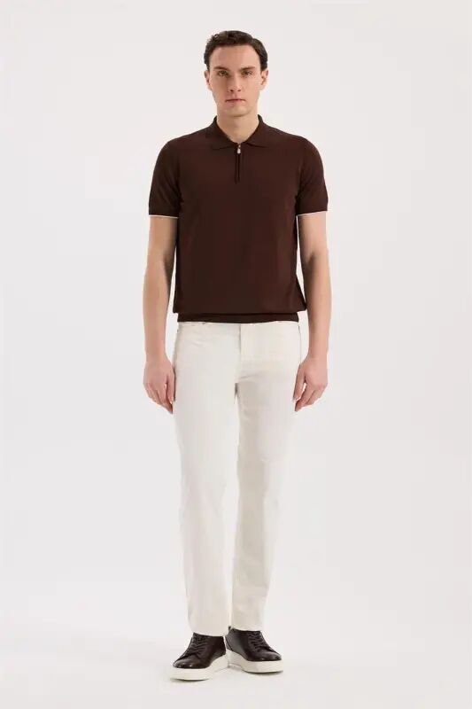 Krem Slim Fit 5 choʻntakli sport shim - 2