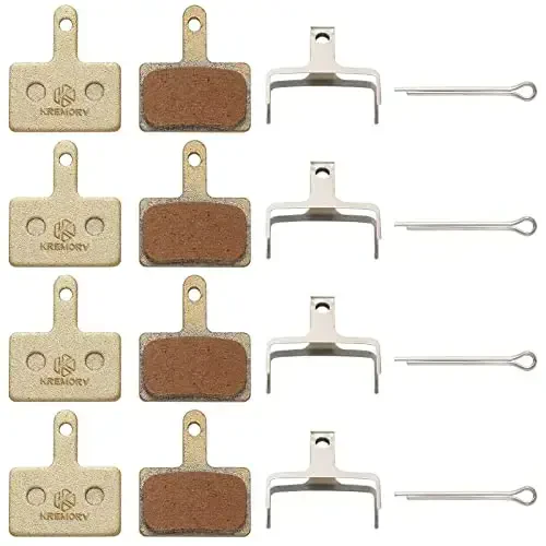 KREMORV Bike Brake Pads for Shimano B01S B03S 4 Pairs Bicycle Brake Pads for Tektro E10.11 - 1
