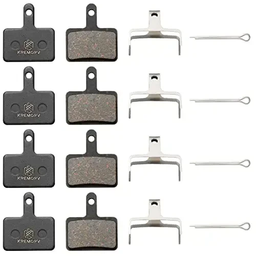 KREMORV Bike Brake Pads for Shimano B01S B03S 4 Pairs Bicycle Brake Pads for Tektro E10.11 - 1