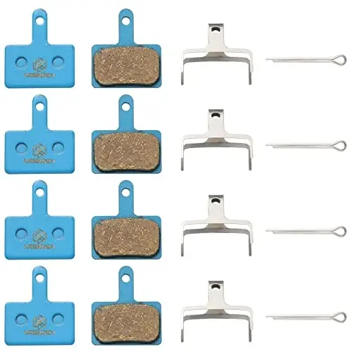KREMORV Bike Brake Pads for Shimano B01S B03S 4 Pairs Bicycle Brake Pads for Tektro E10.11 - KREMORV