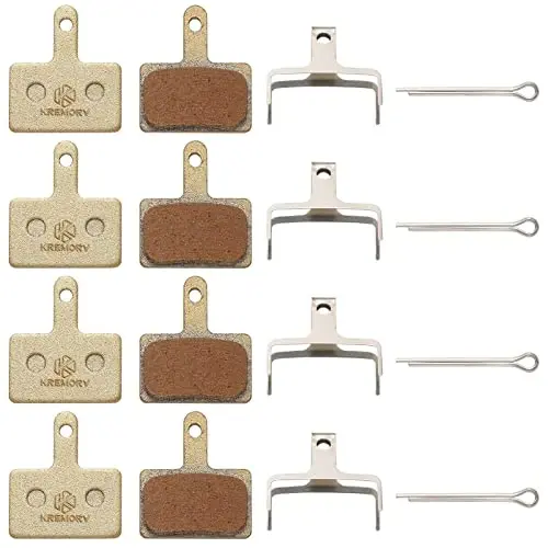 KREMORV Bike Brake Pads for Shimano B01S B03S 4 Pairs Bicycle Brake Pads for Tektro E10.11 