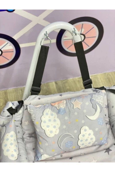 Кресло-качалка для малыша с ремнями безопасности + подушка в подарок - 4