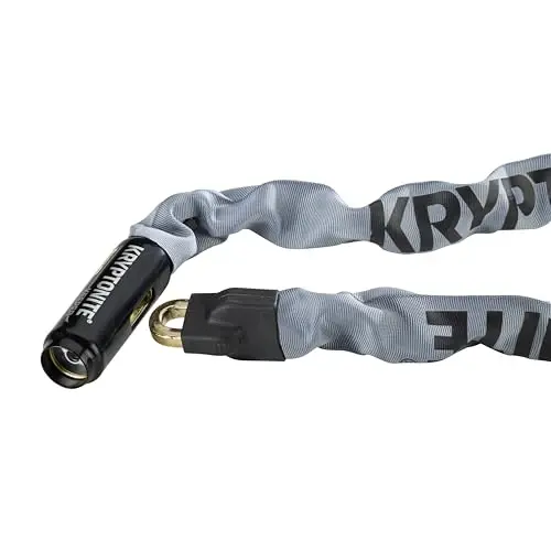 Kryptonite Keeper 785 Bike Chain Lock, 2.8 Feet Long Heavy Duty Anti-Theft Bicycle Chain Lock with Keys for Bike, Motorcycle, Scooter, Bicycle, Door, Gate, Fence,Gray - KRYPTONITE (1)