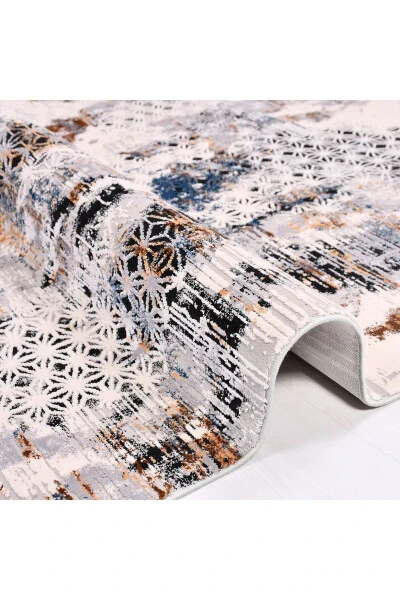 Kristal Koleksiyonu 18109 Sık Dokulu Viskon İpek Dokulu Salon Antre Mutak Halı Yolluk-Multi 2 - EMIN HALI (1)