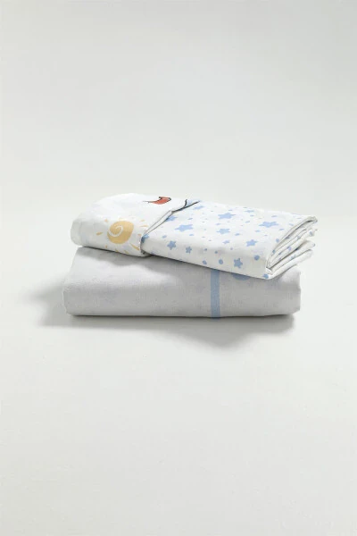 Kristal Sailing Ranforce Baby Bedding Set - Blue - TAÇ (1)