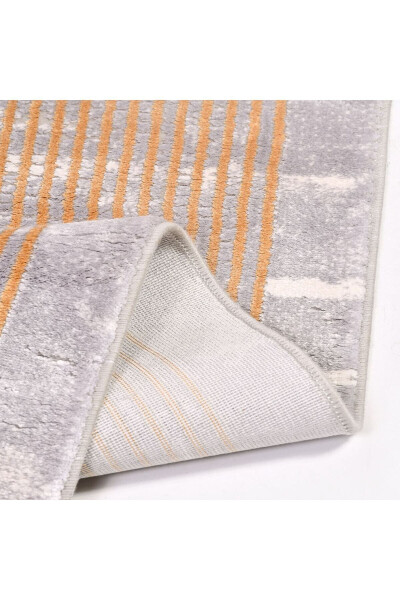 Кристальная коллекция 18167K Плотнотканный ковер-дорожка из вискозного шелка для прихожей или коридора - 4