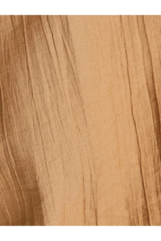 Кроп-блузка драпированная с рукавами летучая мышь - 6