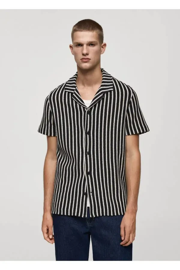 Kroşe triko gömlek - 1