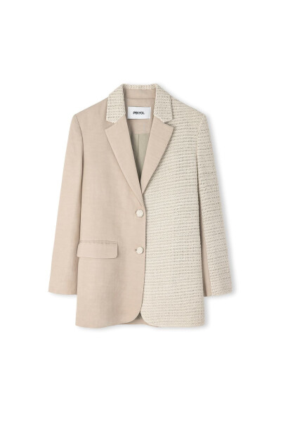 Kroshe bezatilgan blazer - 21