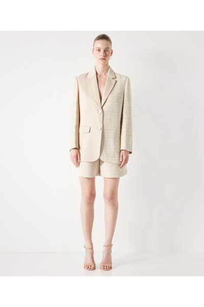 Kroshe bezatilgan blazer - 16