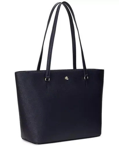 Krossheç Teri O‘rta Karly Shopper Tote - To‘q ko‘k - 3