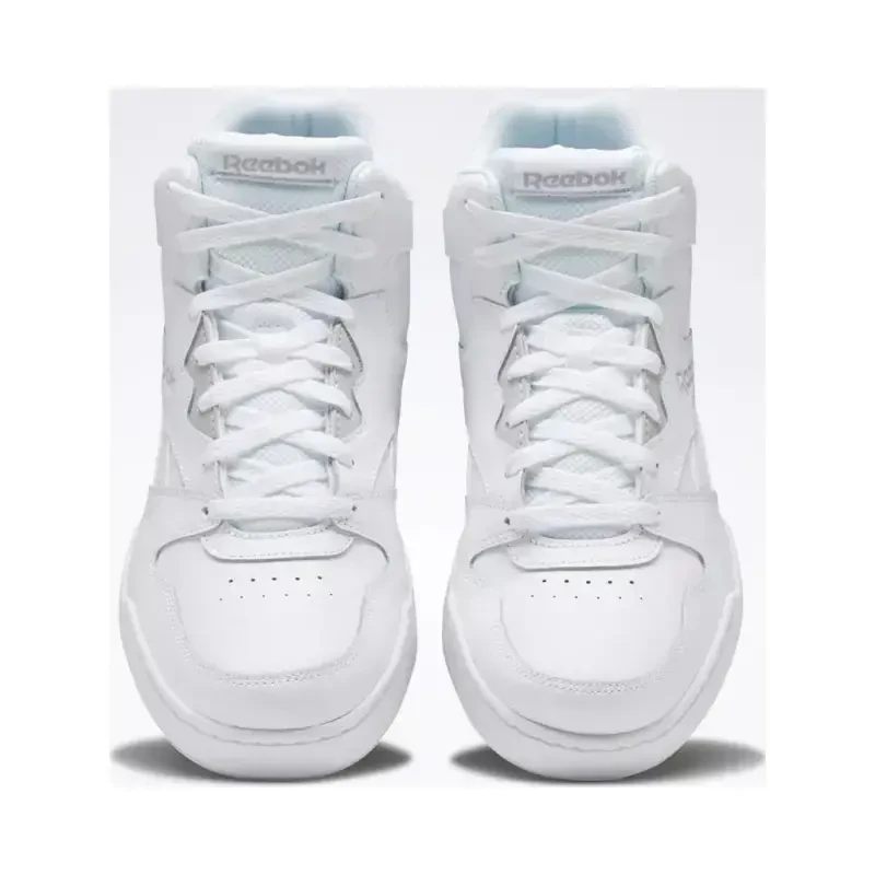 Кроссовки BB4500 Hi 2 для мужчин высокие верхние, белые, однотонные, серые, из кожи, баллистической сетки - 2