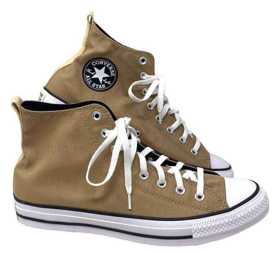Кроссовки Converse Ctas Hi A02780F для мужчин Nomad Khaki Oat Milk Canvas FL2026 (7.5) - 5