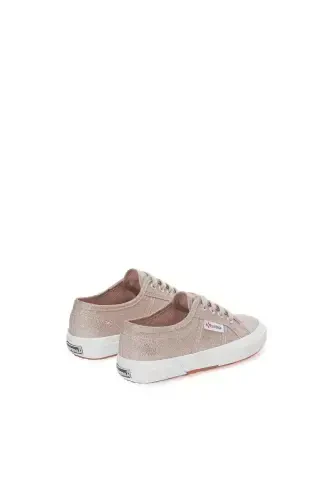Кроссовки для девочек Rose Platinum без шнурков с блестками 2750 - SUPERGA (1)