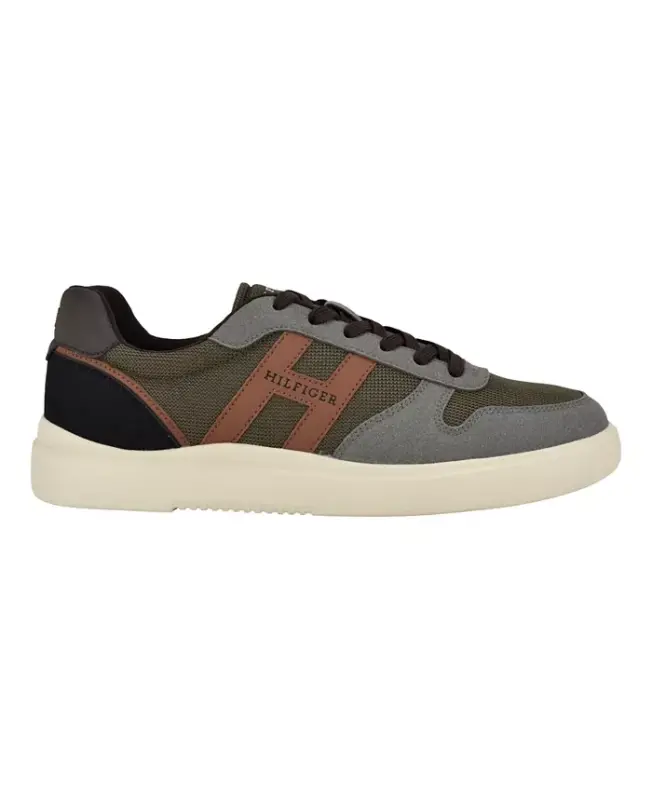 Кроссовки мужские Cetus Casual Lace Up Sneakers-Grey/Ivory Green Multi - 5