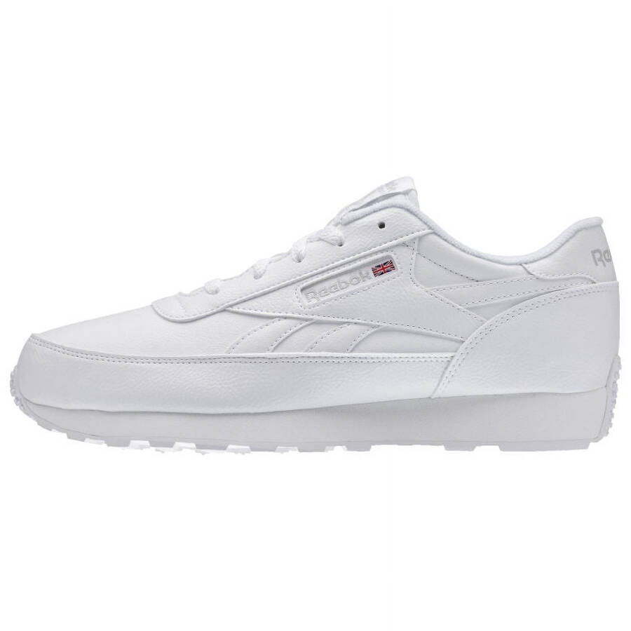 Кроссовки Reebok Mens Classic Renaissance White Steel V67020 из кожи для мужчин с комфортом - 1