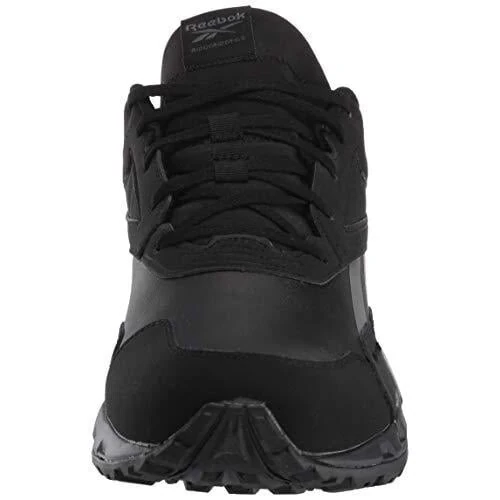 Кроссовки Reebok Mens Ridgerider 5.0 из кожи для ходьбы черного, серого и красного цвета - 3