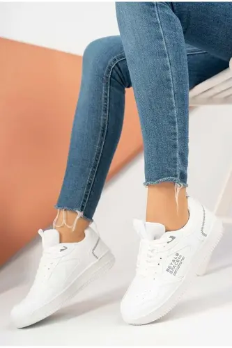 Кроссовки унисекс Lambırlent 2181, БЕЛЫЙ - БЕЛЫЙ - KIDS CLUB SHOES (1)