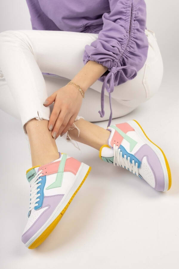 Кроссовки unisex Lambırlent 8075 Air Force Lilac-green - 28