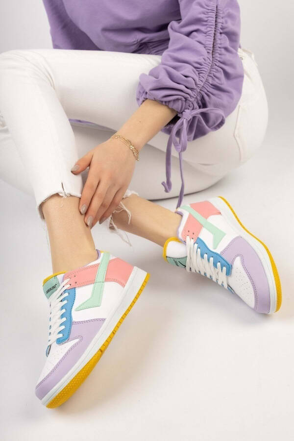 Кроссовки unisex Lambırlent 8075 Air Force Lilac-green - 25