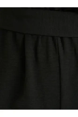 Kruvaze Tulum Kamar Tafsilotli V Yoqali Osma Cho'ntakli - 6