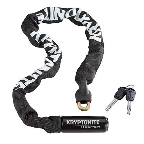 Kryptonite Keeper 785 Bisiklet Zincir Kilidi, 2.8 Feet Uzunluk Ağır Hizmet Tipi Hırsızlığa Karşı Bisiklet Zincir Kilidi Anahtarlarla Bisiklet, Motosiklet, Scooter, Bisiklet, Kapı, Kapı, Çit İçin - 1