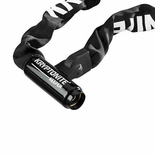 Kryptonite Keeper 785 Bisiklet Zincir Kilidi, 2.8 Feet Uzunluk Ağır Hizmet Tipi Hırsızlığa Karşı Bisiklet Zincir Kilidi Anahtarlarla Bisiklet, Motosiklet, Scooter, Bisiklet, Kapı, Kapı, Çit İçin - 3