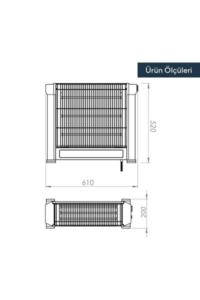 Çift Taraflı Isıtıcı 1800 W Ks-2740 - 4