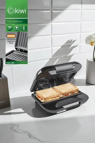 KSM2405 Elektr Mini Qora Toaster - 4
