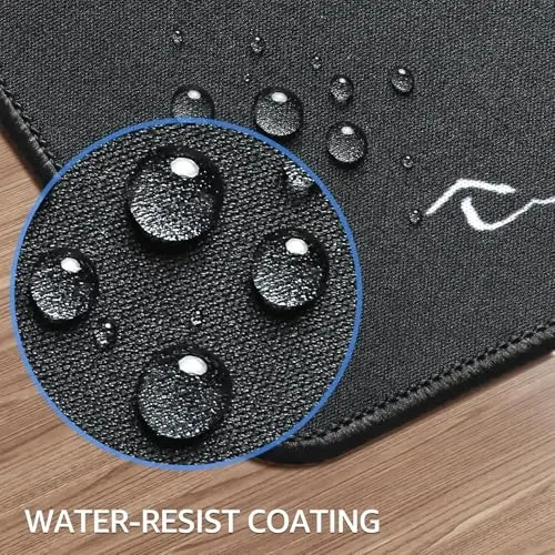 KTRIO Large Gaming Mouse Pad, Desk Mat, 31.5 x 11.8 in, Kanagawa Wave, XL | Smooth Micro-Weave Surface, Artistic Pattern Design, Non-Slip Rubber Base, Durable Stitched Edges, Office & Home Use - 5
