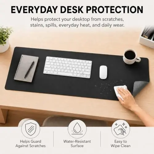 KTRIO Large Gaming Mouse Pad Desk Mat for Gamer, 31.5