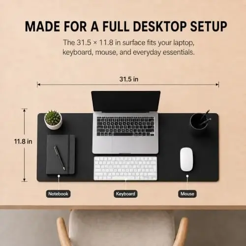 KTRIO Large Gaming Mouse Pad Desk Mat for Gamer, 31.5