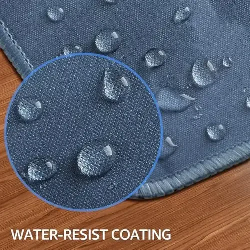 KTRIO Large Gaming Mouse Pad with Stitched Edges, Extended Mousepad with Superior Micro-Weave Cloth, Non-Slip Base, Water Resist Keyboard Pad for Gamer, Office & Home, 31.5x15.7in, Cloud Forest - 5