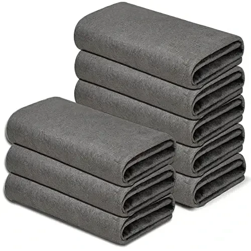 KTT Microfiber Cleaning Cloth,Reusable Thickened Magic Cleaning Cloth.Streak Free Miracle Cleaning Cloth for Home,Window,Mirror Glass and Cars.(12