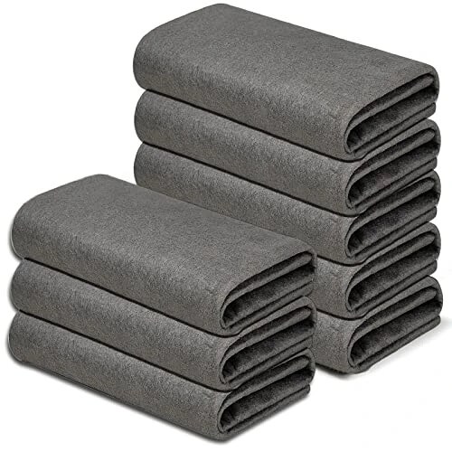 KTT Microfiber Cleaning Cloth,Reusable Thickened Magic Cleaning Cloth.Streak Free Miracle Cleaning Cloth for Home,Window,Mirror Glass and Cars.(12