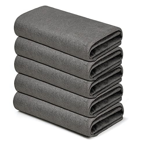 KTT Qalınlashtirilgan Sehrli Tozalash Mato, Qayta ishlatiladigan Mikrofiber Tozalash Mato. Uy, Oyna, Ko'zgu va Mashinalar uchun Tuklarsiz Mato. (12 