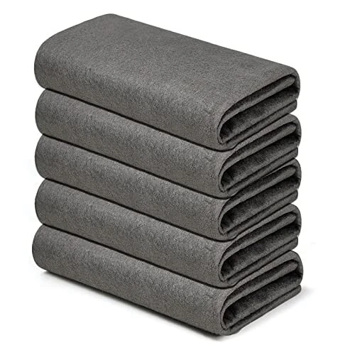 KTT Qalınlashtirilgan Sehrli Tozalash Mato, Qayta ishlatiladigan Mikrofiber Tozalash Mato. Uy, Oyna, Ko'zgu va Mashinalar uchun Tuklarsiz Mato. (12 