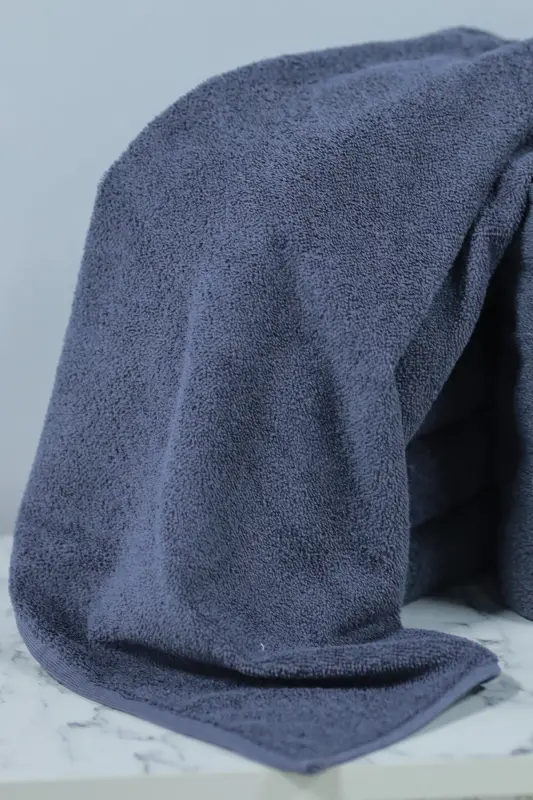 Kuaförlere Özel Boya Tutmayan Mikrofiber Saç Havlusu 50x90 cm. 4'lÜ Set-Gri - 6