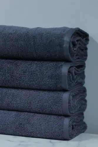 Kuaförlere Özel Boya Tutmayan Mikrofiber Saç Havlusu 50x90 cm. 4'lÜ Set - 5