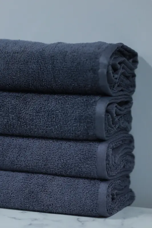 Kuaförlere Özel Boya Tutmayan Mikrofiber Saç Havlusu 50x90 cm. 4'lÜ Set - 5