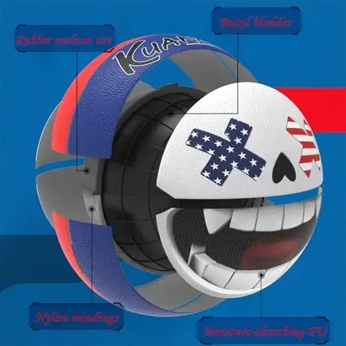 Kuangmi Liberty Court Collection Basketball, Official Size 7(29.5