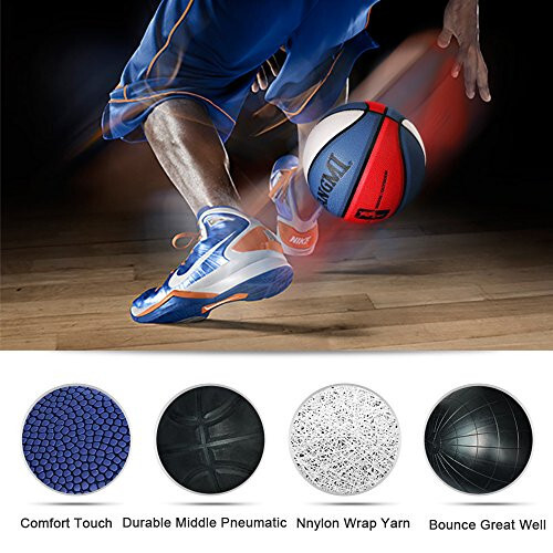 Kuangmi Personalized Basketball Fancy Streetball Indoor Outdoor (Size 7/29.5”) - 4