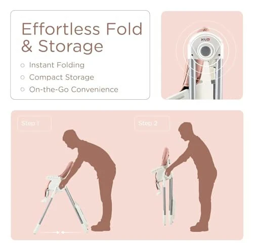 KÜB 3-in-1 Foldable Baby High Chair - 12
