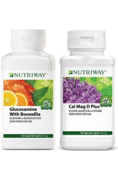 Kuchli Bo'g'imlar To'plami - Glyukozamin Va Kaltsiy Magniy D Plyus Amway - NUTRIWAY (1)