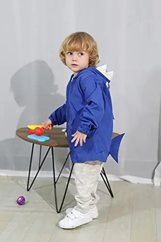 YOUNGER TREE Toddler Baby Boy Girl Duck Raincoat Cute Cartoon Hoodie Zipper Coat Outfit - 3