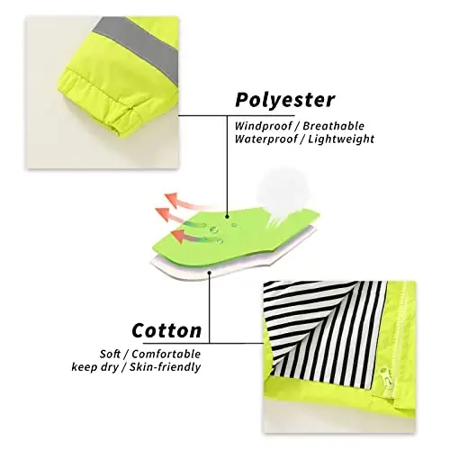 YOUNGER TREE Toddler Baby Boy Girl Duck Raincoat Cute Cartoon Hoodie Zipper Coat Outfit - 5