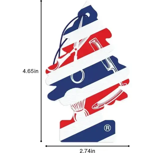 Little Trees Car Air Freshener 6-Pack (Fresh Shave) - 7