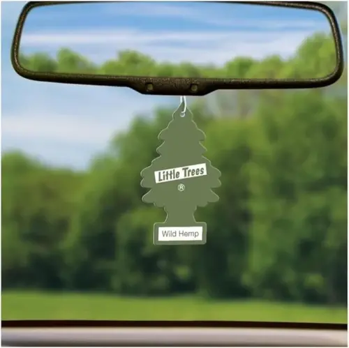 Little Trees Car Air Freshener | Hanging Paper Tree for Home or Car | Wild Hemp | 1 Pack - 3